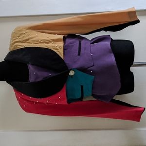 2 Piece Audacity Jacket and Top! Size medium Flashback to the 80s!